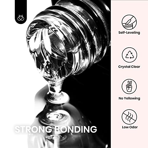 image for Beetles Gel Polish 2 in 1 Nail Glue and Base Gel Kit for Acrylic Nails