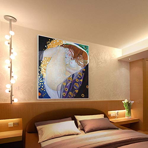 Amazon.co.jp: グスタフ・クリムト(ダナエ) Danae手描き油絵複製画