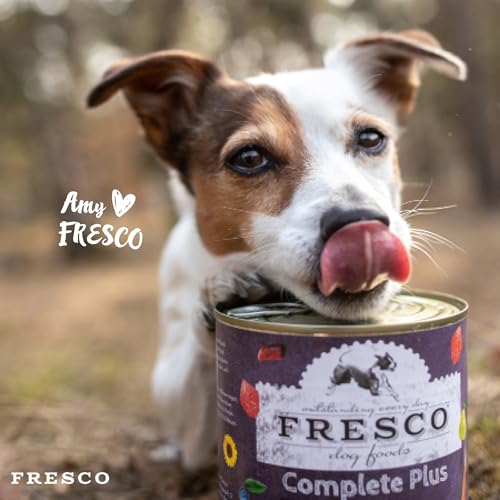 FRESCO Dog NassBarf PROBIERPAKET 5 x 800g | Hundefutter Nass getreidefrei aus Pferd, Lamm, Rind, Huhn & Pute | Mono-Protein & 80% Frischfleisch | Nassfutter für Hunde | Aus Deutschland