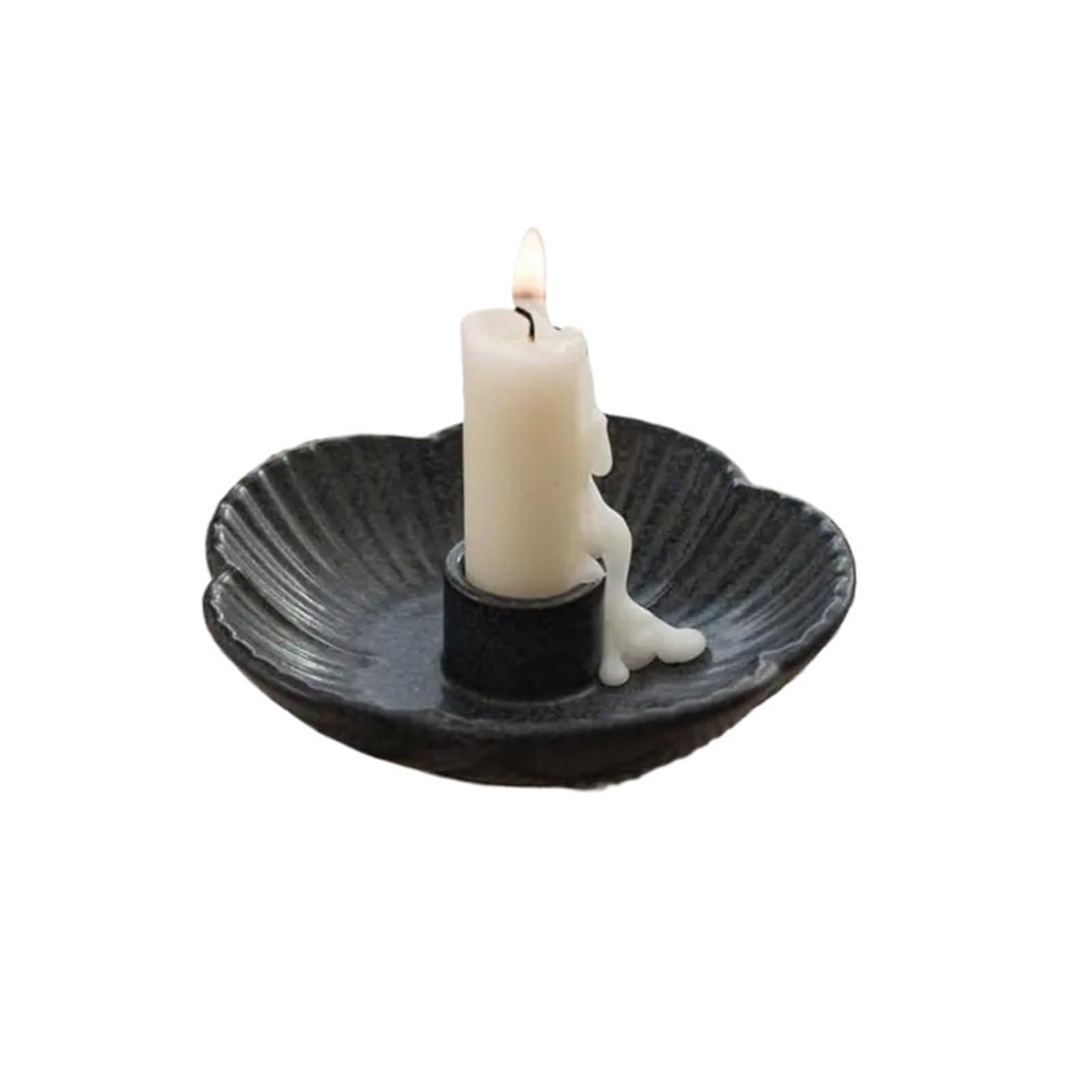 1Pair Ceramic Candlestick For Desk Home Decoration Birthday Gift for Candle(Color3)