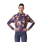 adidas Damen Printed Gym Kapuzenjacke, Multicolor/Unity Purple, L