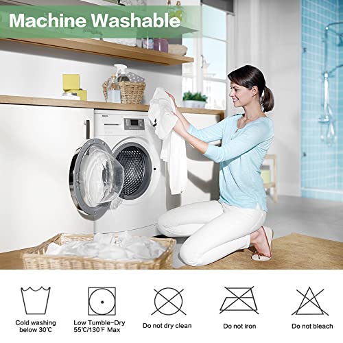 King Size Waterproof Mattress Protector Breathable Bamboo King Mattress Protector Cooling Ultra Soft Mattress Cover Fits 8''-21'' Deep Pocket Smooth Noiseless Mattress Pad Machine Washable #TOP6