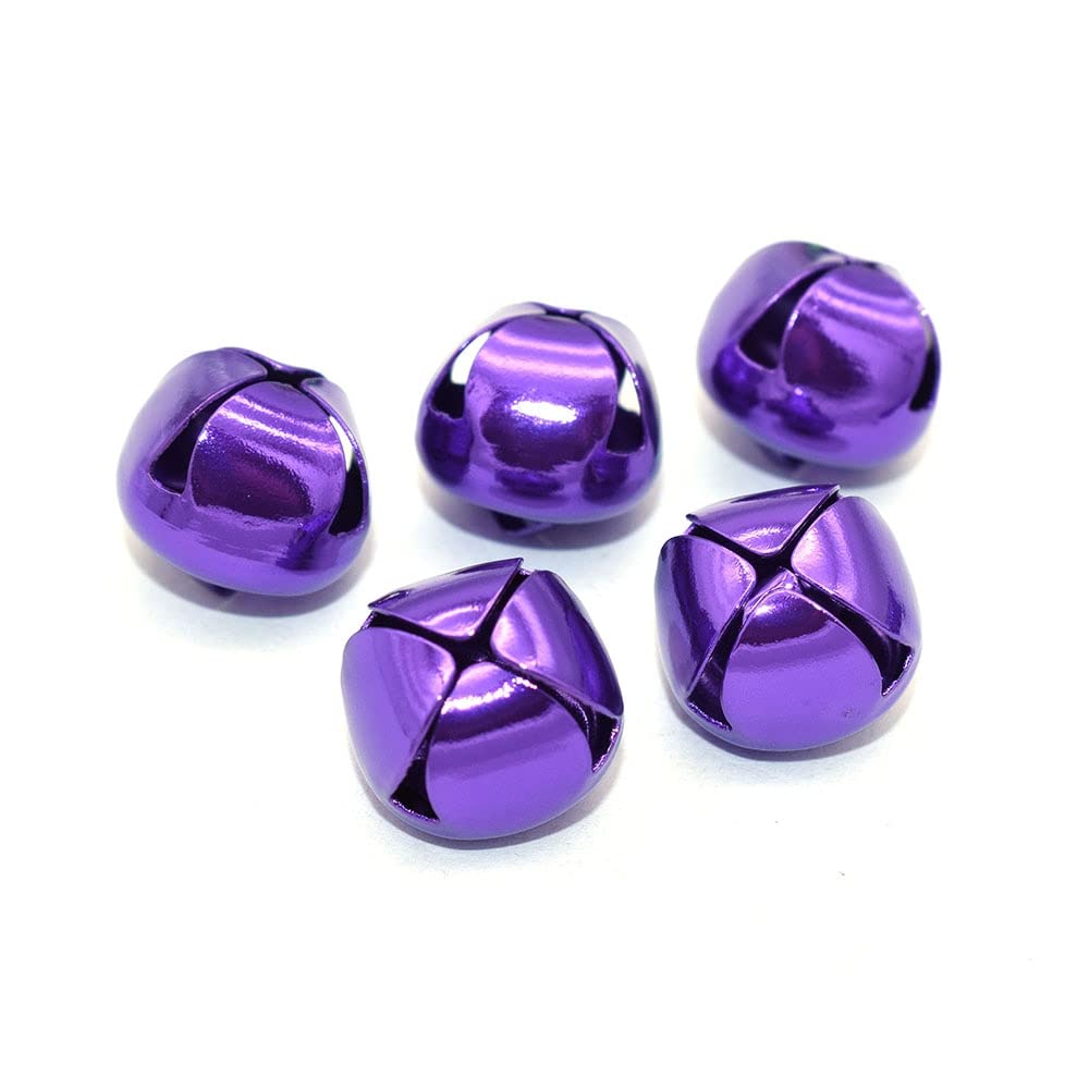 Ornamento di campanelli for Natale, campanelle di Natale piccole 20 pezzi campanelli a croce viola