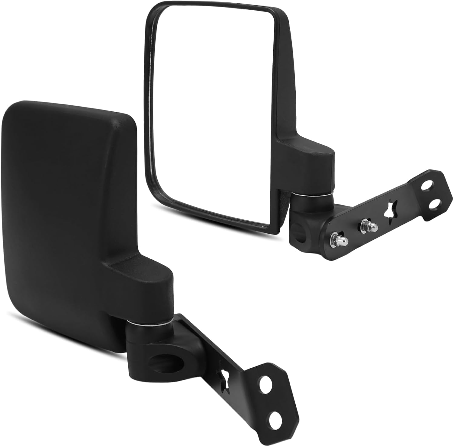 UTV Side By Side Mirrors Powersports Side View Mirrors Compatible with 2016-2024 Polaris General 1000 EPS, 2017-2023 General 4 1000 EPS (Bracket-Star) - Image 8