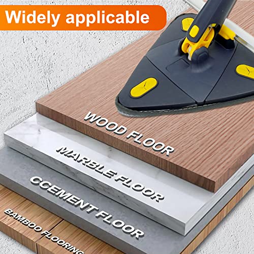 Mocio Triangolare Regolabile Girevole a 360° Super...