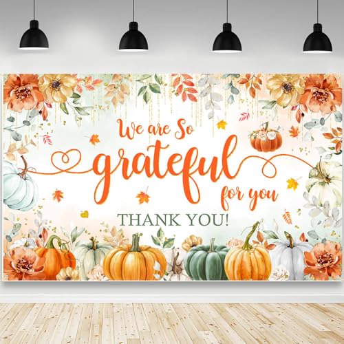 Toile de fond citrouille d'automne pour fête de famille