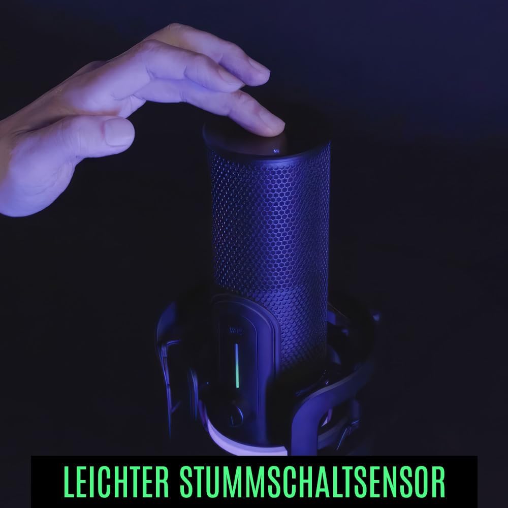 Streamplify MIC PRO USB-Mikrofon, RGB - schwarz