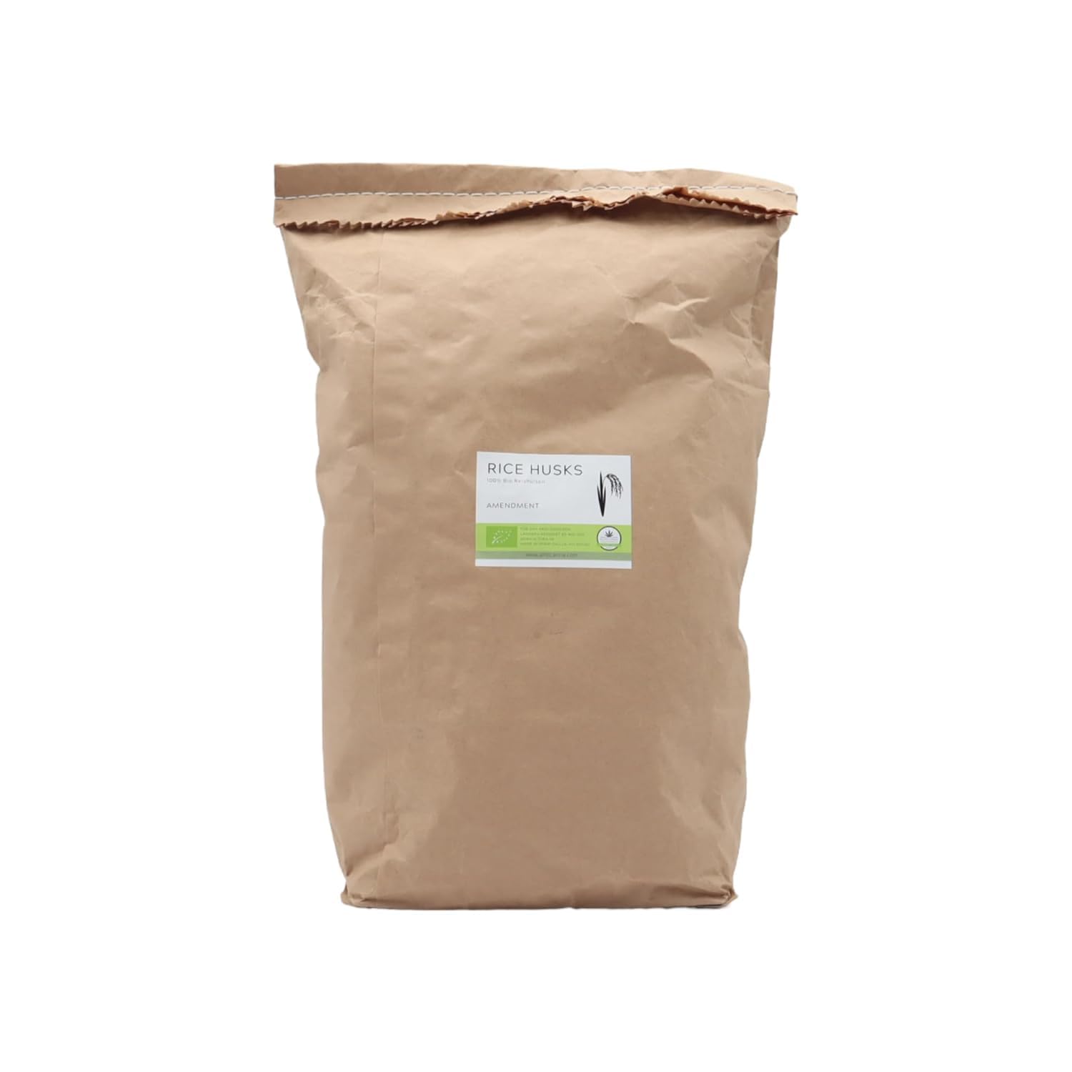 Rice Husks 100% Boccole di riso biologico, 10 l, fonte di silicio organico, materiale strutturale per il suolo e l'amendment in Living Soil