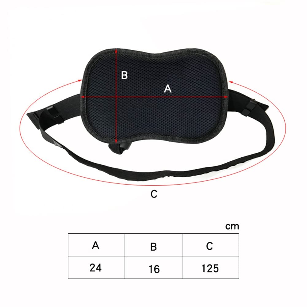 iSpchen Ceinture De Poignée De Moto,Support Lombaire De Moto Poignées De Passager De Moto Siège Arrière Ceintures De Sécurité Passager Harnais De Passager De Moto Réglable