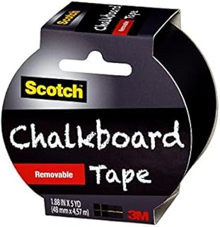 3M Scotch Chalkboard Tape, Black, 1.88-Inch X 5-Yard