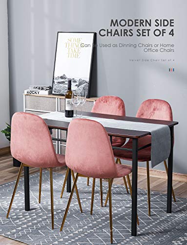 image for Kealive Dining Chair for Kitchen Dining Room Set of 4 Mid Century Mode