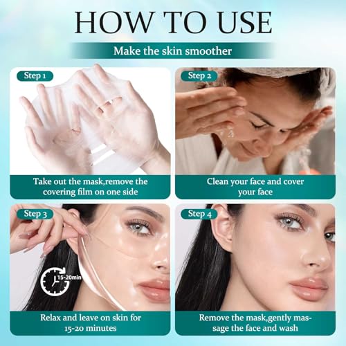 CHODEYE 30 Packs Sheet Facial Masks Set, 6 Styles Hydrating Face Masks Kit, Suitable for All Skin Type, Home Spa Facial Care, Perfect Birthday Valentine's for Women & Men