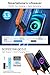 DJKK Solar Power Bank Wireless Charger 52800mAh Built in 4 Cables and LED Camping Lights 22.5W Fast Charging Power Bank 7 Outputs 4 Inputs Portable Charger Compatible with All Mobile Devices (Orange)