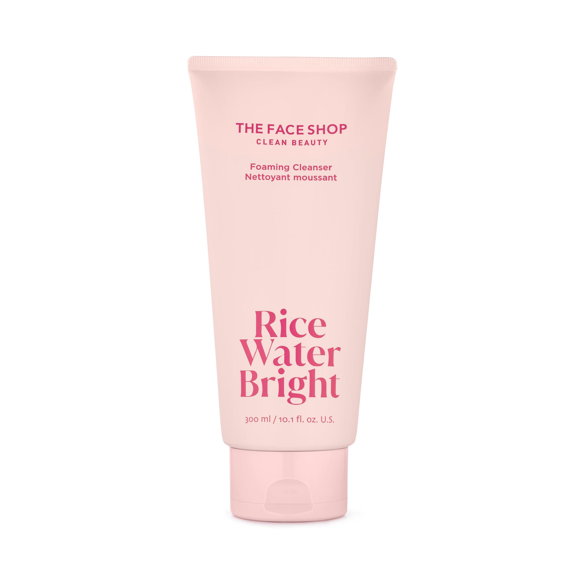 The Face Shop - Rice Water Bright Foaming Cleanser (300 ml / 10 Fl Oz), 300 ml (Pack of 1)