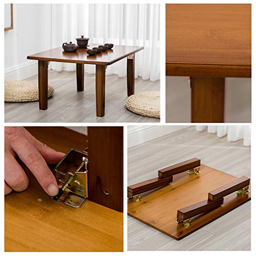 Table basse pliante bois véritable gain de place petite table d'appoint - 5