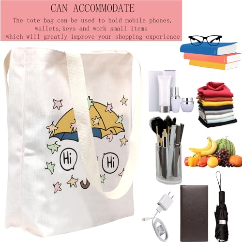 Bolso tipo tote POFULL Hi Hi Leaves para mujer, regalo LGBT, merchandising de series de televisión miniatura 6