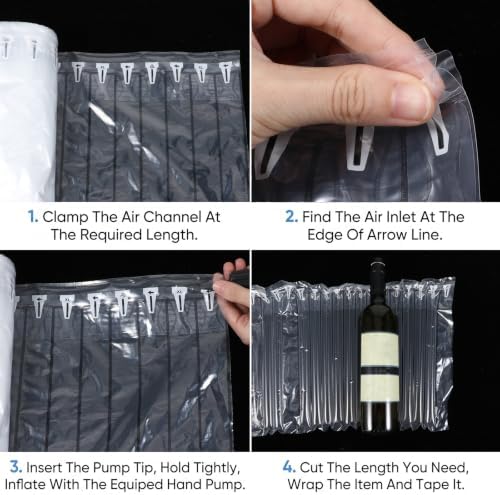 Bubble Wrap for Packing, Large Bubble Cushioning Wrap 12"x164', Clear — 사진 5
