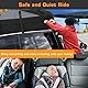 Sailnovo Auto Dachbox 20 Kubikfuß Faltbare Wasserdicht 1000D mit 8 verstärkte Gurte, 6 Türhaken, für Reisen und Gepäcktransport, für die meisten Fahrzeuge mit/ohne Gepäckträger