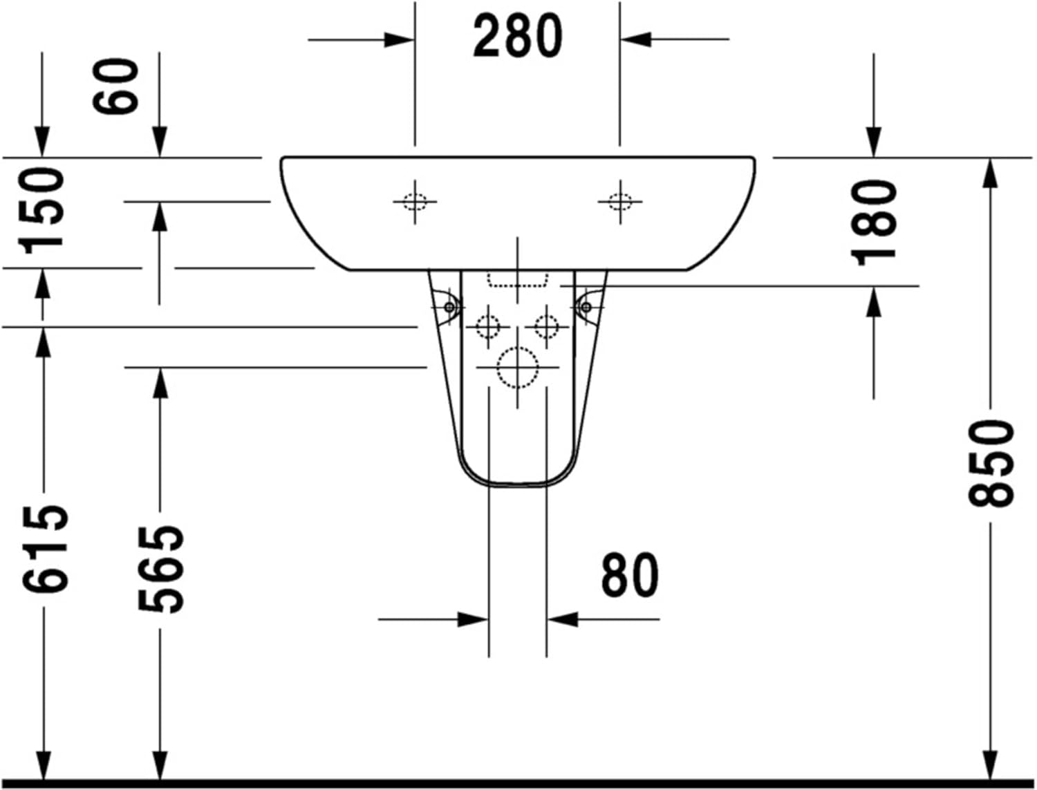 Duravit 23106500002, Medium