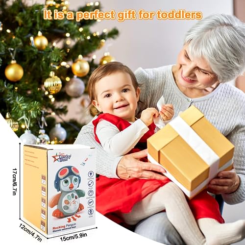 Penguin Toys for 1 Year Old Boy Girl, Musical Toys for Toddlers 1-3, One Year Old Boy Toys, Interactive Dancing Toys for 1+ Year Old, Singing Early Learning Toys for 1 2 3 - Thumbnail 7