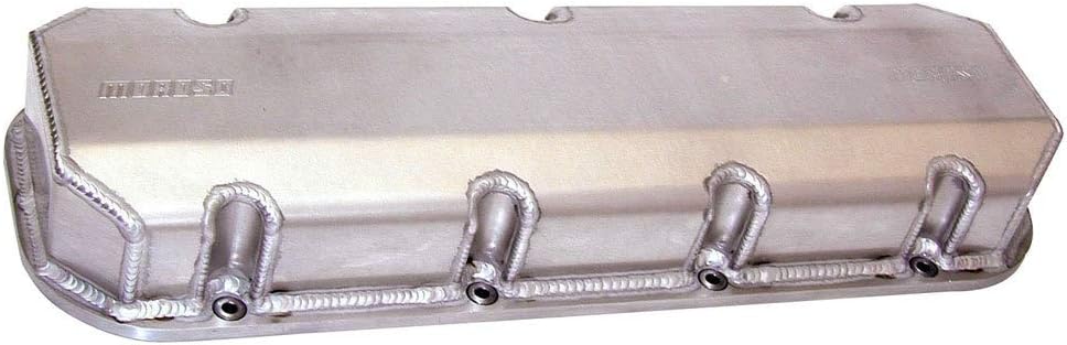 Moroso VALVE COVERS, BBC, FABRICATED ALUMINUM, STEEL INSERTS