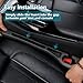 Mpjlhpj Car Seat Gap Filler Organizer 2PCS, Universal No-Drop Seat Guard with Storage Slot, Easy Install Gap Stopper for Car SUV Truck, Stops Phone/Keys Falling