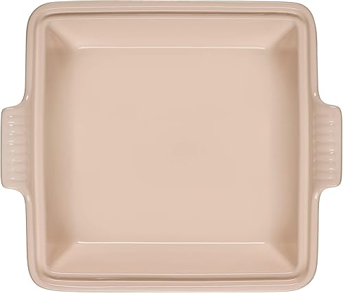 Miniatura 5 de Le Creuset Stoneware Heritage - Cazuela cuadrada cubierta, 9 pulgadas, sal marina