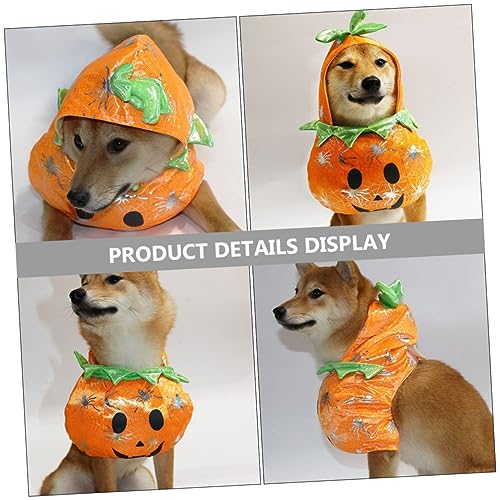 Disfraz Halloween Calabaza para Perros y Gatos miniatura 5