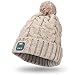 August EPA30 Gorro Bluetooth Beanie de Invierno con Auriculares Bluetooth Estéreo, Micrófono, Sistema Manos Libres y Batería Interna Recargable Compatible con Teléfonos Móviles y Tablets
