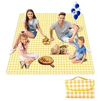 Stuoia Mare Imbottita Coperta Da Picnic XXL 300x200 Cm Impermeabile Plaid Per Spiaggia E Campeggio