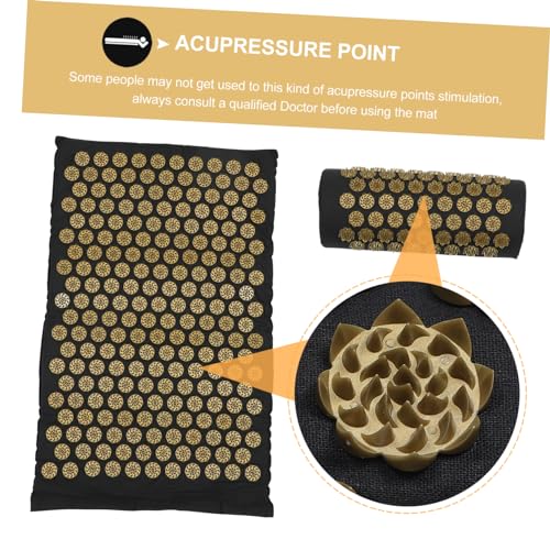 Tapis et coussin de massage relaxation dos et nuque avec rangement - 6