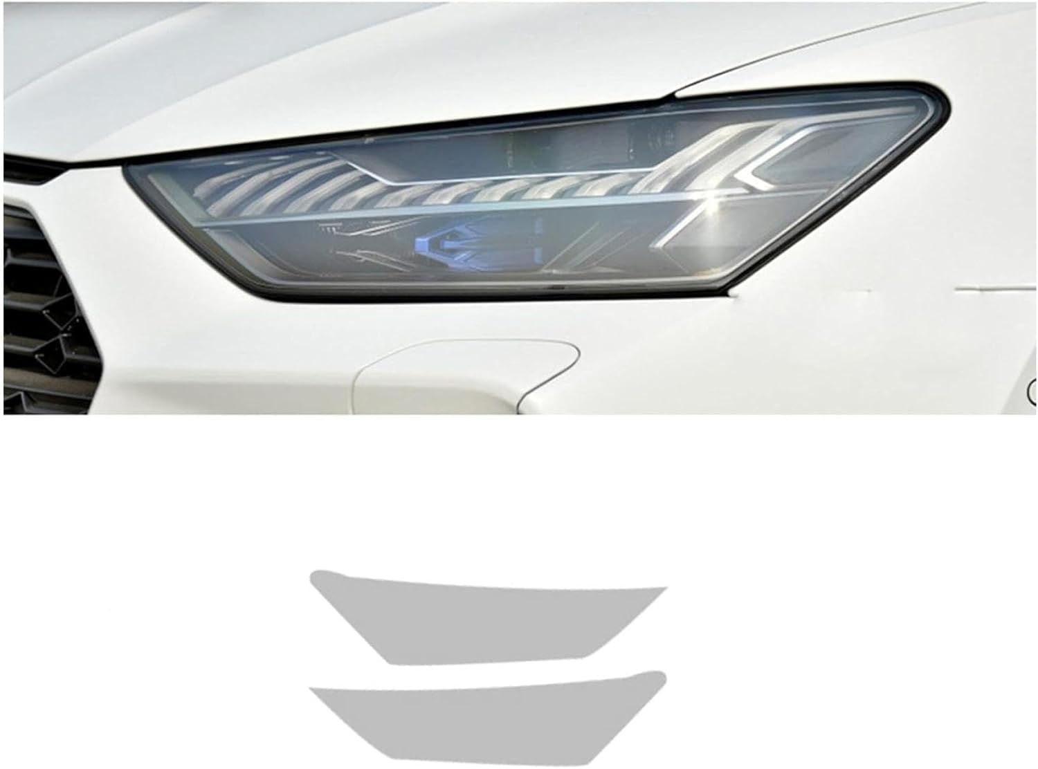 SamLng Car Front Light Film for RS7 2020 2021 Car Headlight Protective Film Car Front Headlamp Protection Film car Lights Film Headlight Anti-Scratch Non-Yellowing Protective Film