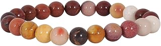 Mookaite Jasper Beads Bracelet, 8mm