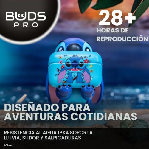 Miniatura 7 de Buds Pro Stitch Auriculares Inalambricos Bluetooth Y Soporte Movil - Cascos Inalambricos In Ear Con Microfono, 28 Horas De Reproducción, Auriculares Cancelacion Ruido Activa Con Certificación Ipx4