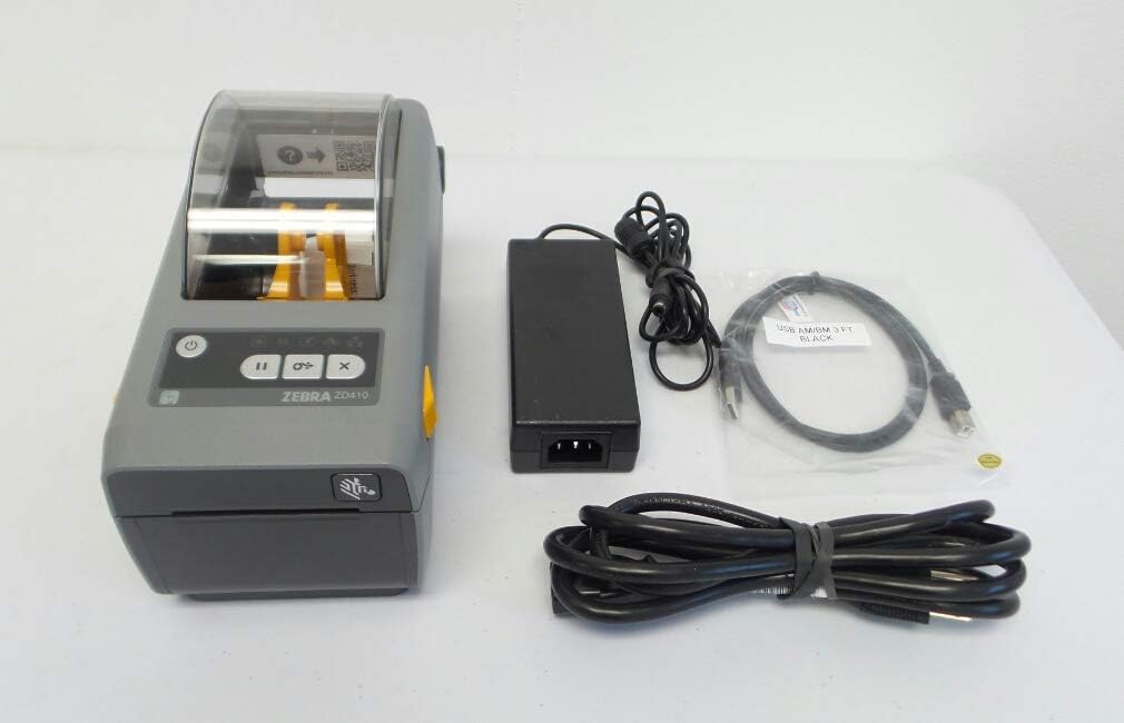 Zebra ZD410 Printer with USB & Bluetooth Interfaces P/N: ZD41022-D01M00EZ