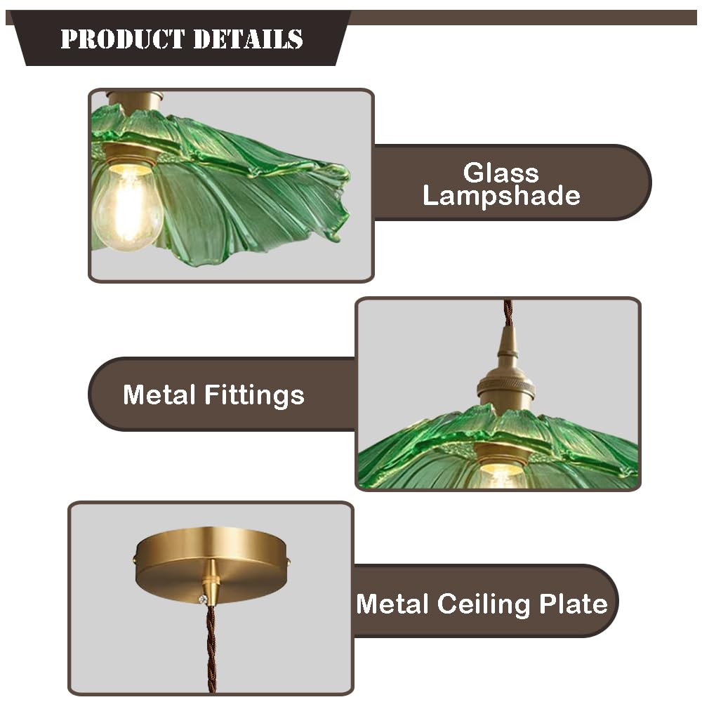 Lámpara Colgante de Cristal con Forma de Flor de diseño Creativo