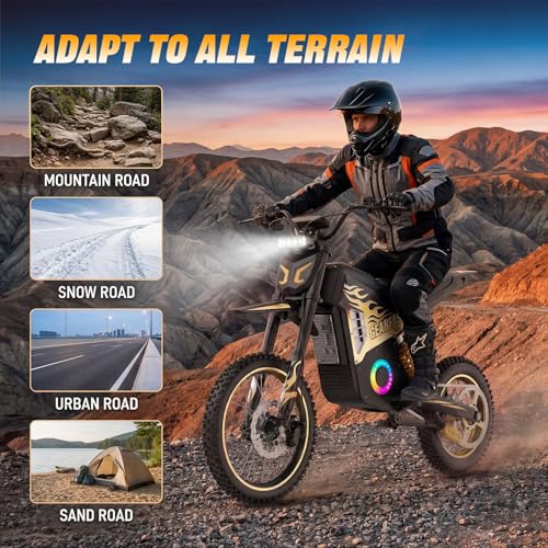 3000W Electric Dirt Bike 50 Miles
