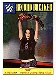 2016 Topps Heritage WWE Record Breakers #18 Paige Official Wrestling Trading Card