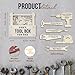 TOKAYEN Religious Father's Day Gift, Wooden Father's Day Craft, New Years Gifts For Dad, God's Tool Box For Dad