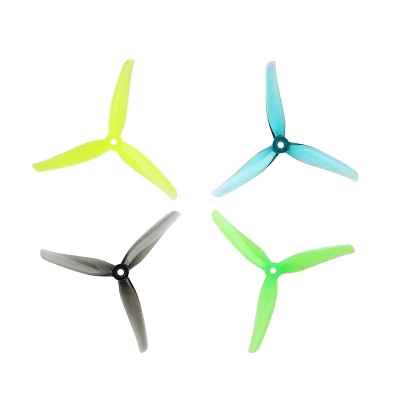 5140/6040 5-6 cali FPV Tri-Blade Propeller CW CCW 2 pary do wyścigów 5" (4 pary F5 Green)