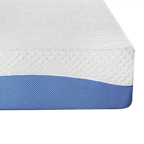 Primasleep Wave Gel Infused Memory Foam Mattress, 10'' H, Queen, Blue #TOP5