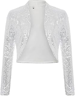 silver grey bolero jacket