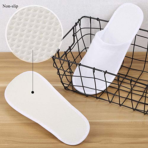 24 pares de chinelos descartáveis para hóspedes de hotel, bico fechado , masculino 38 ou feminino 43