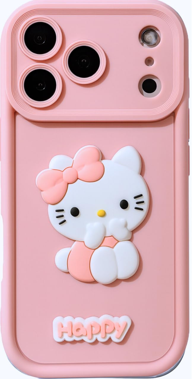 AEETZ Cute Kitty Back Cover/Case Compatible with iPhone 17 Pro