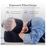 Proglobe Travel Blanket Luxury Travel Set - Ergonomic Airplane Neck Pillow 100% Pure Memory Foam and Super Soft Fleece Blanket - Premium 3D Sleep Mask & Earplugs - Ultimate 4-in-1 Traveling Kit Black - Image 4