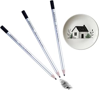 3pcs Black Underglaze Pencils, Glaze Tools for Pottery, Decorating Under Glaze Ceramic, Free and Non-Toxic Core (3pcs Black)