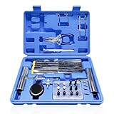 Fkewp 68 PCS Tire Repair Kit, Heavy Duty Tire Plug Set Professional Puncture Repair Kit, Universal Emergency Tool to Fix Punctures & Plug Flats for Cars Motorcycles Trucks Tractors
