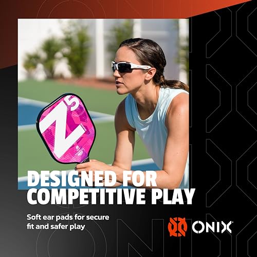 Image of ONIX Pickleball Falcon Eyewear Sun Protection Non-Slip Nose Piece Modern and Lightweight Secure Design