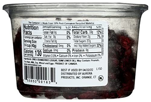 Aurora Natural Deluxe Whole Cranberries #TOP1