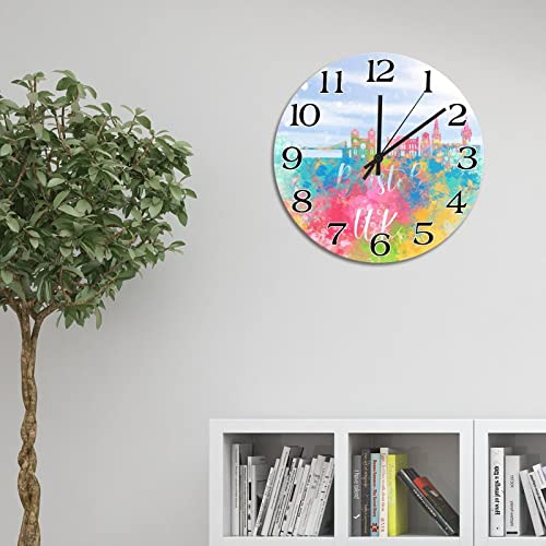Horloge murale Bristol à suspendre, idée cadeau originale de voyage - 3